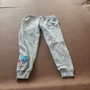 Pink joggers! With flower detail!